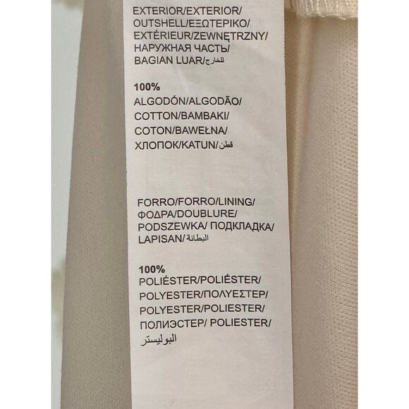 SUITEBLANCO Cream Eyelet Crochet Overlay Cotton Dress Size XL - Picture 6 of 6